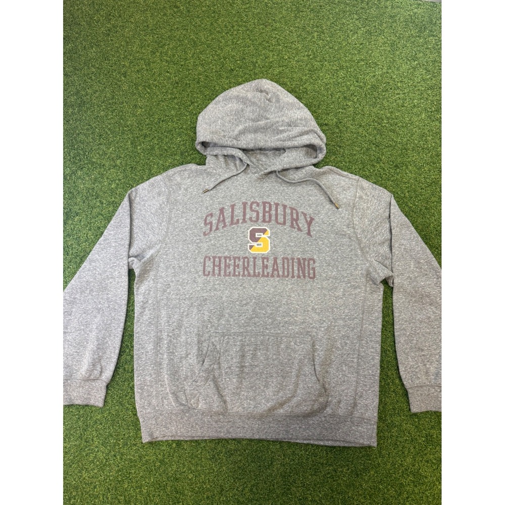 League 91 Salisbury Cheerleading‎ Hoodie Mens XL Gray Pullover Sweatshirt